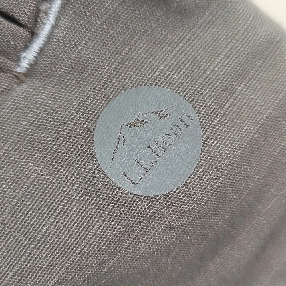 LL Bean Pants Mens M (34) Brown Explorer Ripstop Jogger Casual Outdoor Preppy - Picture 16 of 16